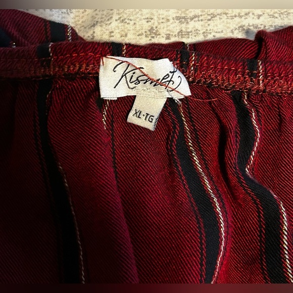 Kismet Red and Black Striped Blouse - Picture 8 of 8